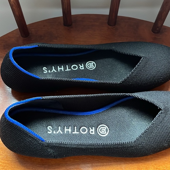 Rothy’s Black The Flat Round Toe Size 8 - Picture 13 of 14